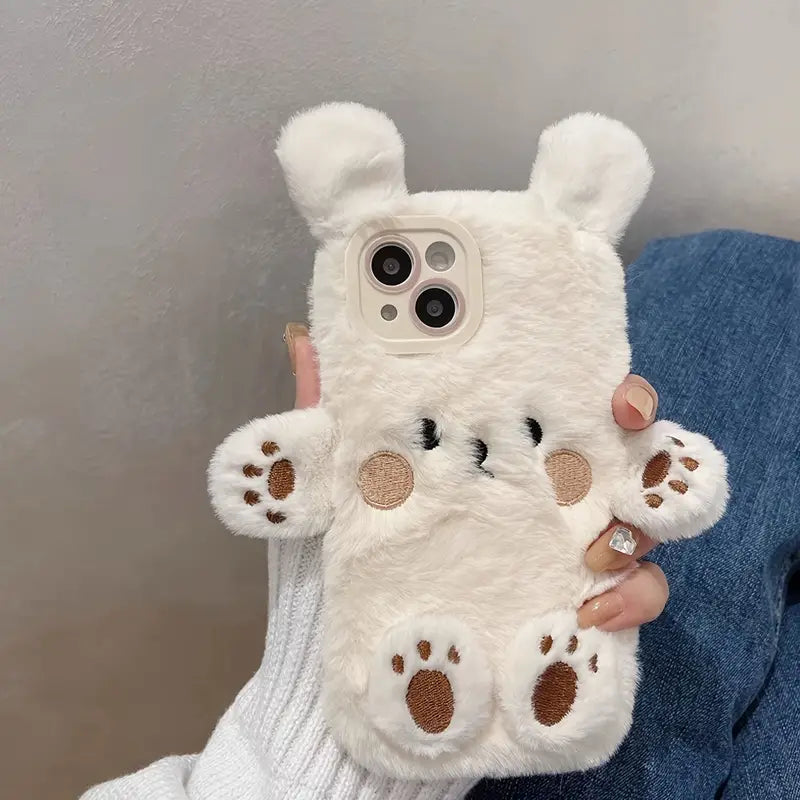 FluffBuds™ Fluffy Bear Case