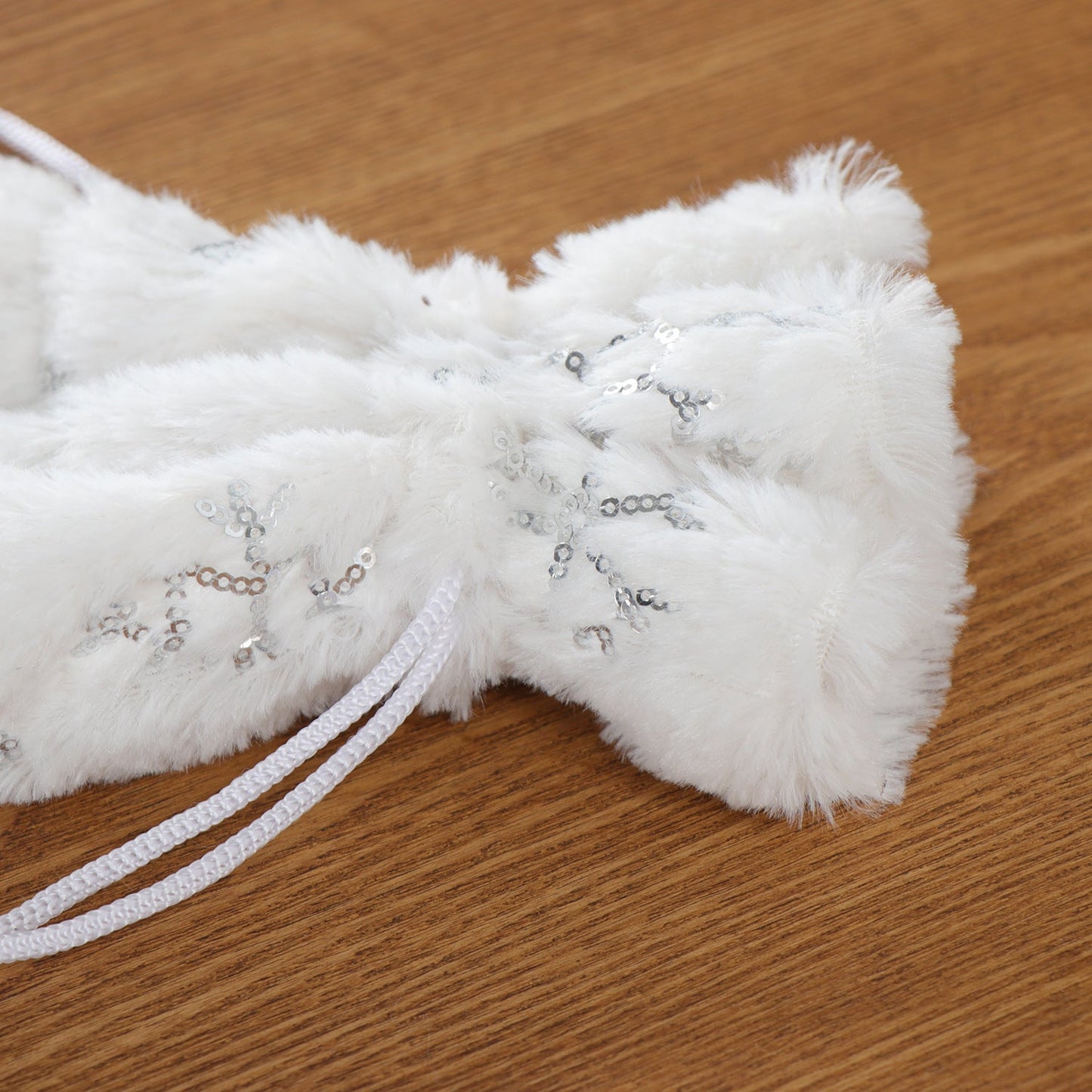 Plush Snowflake Bottle Cover