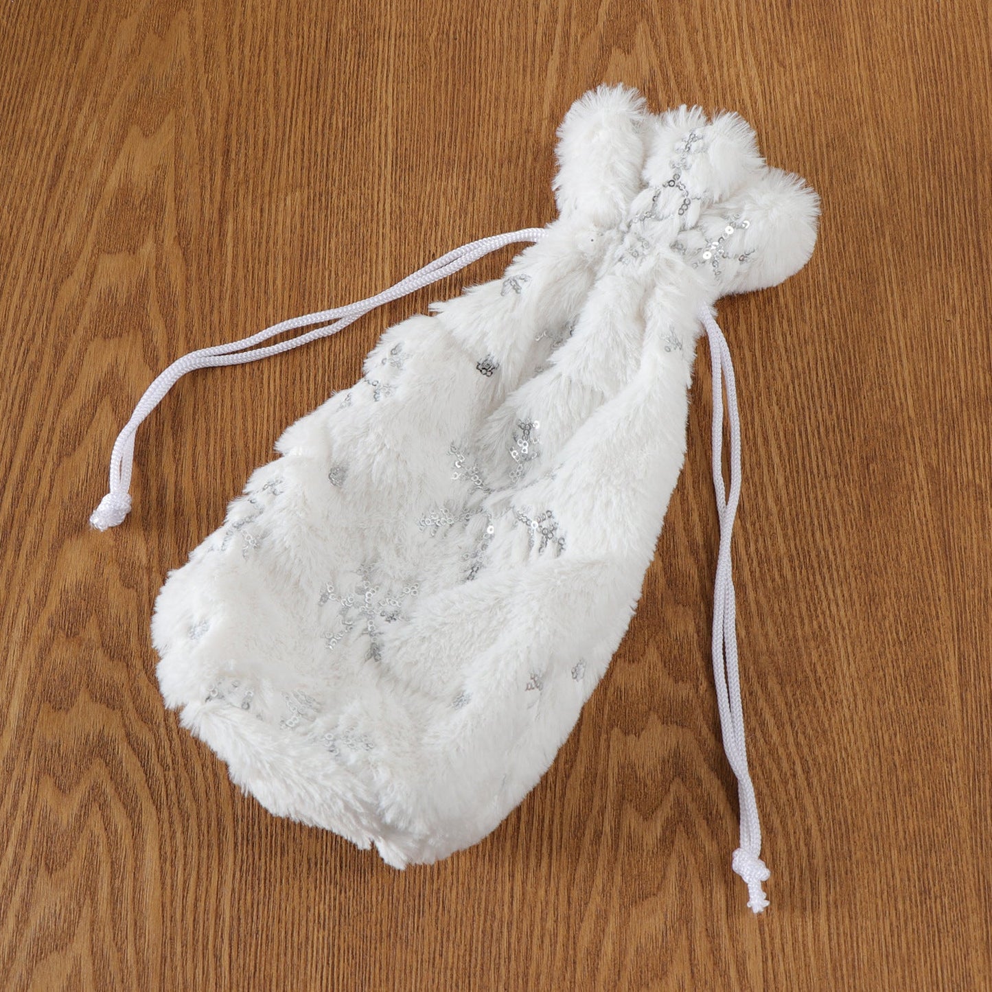 Plush Snowflake Bottle Cover